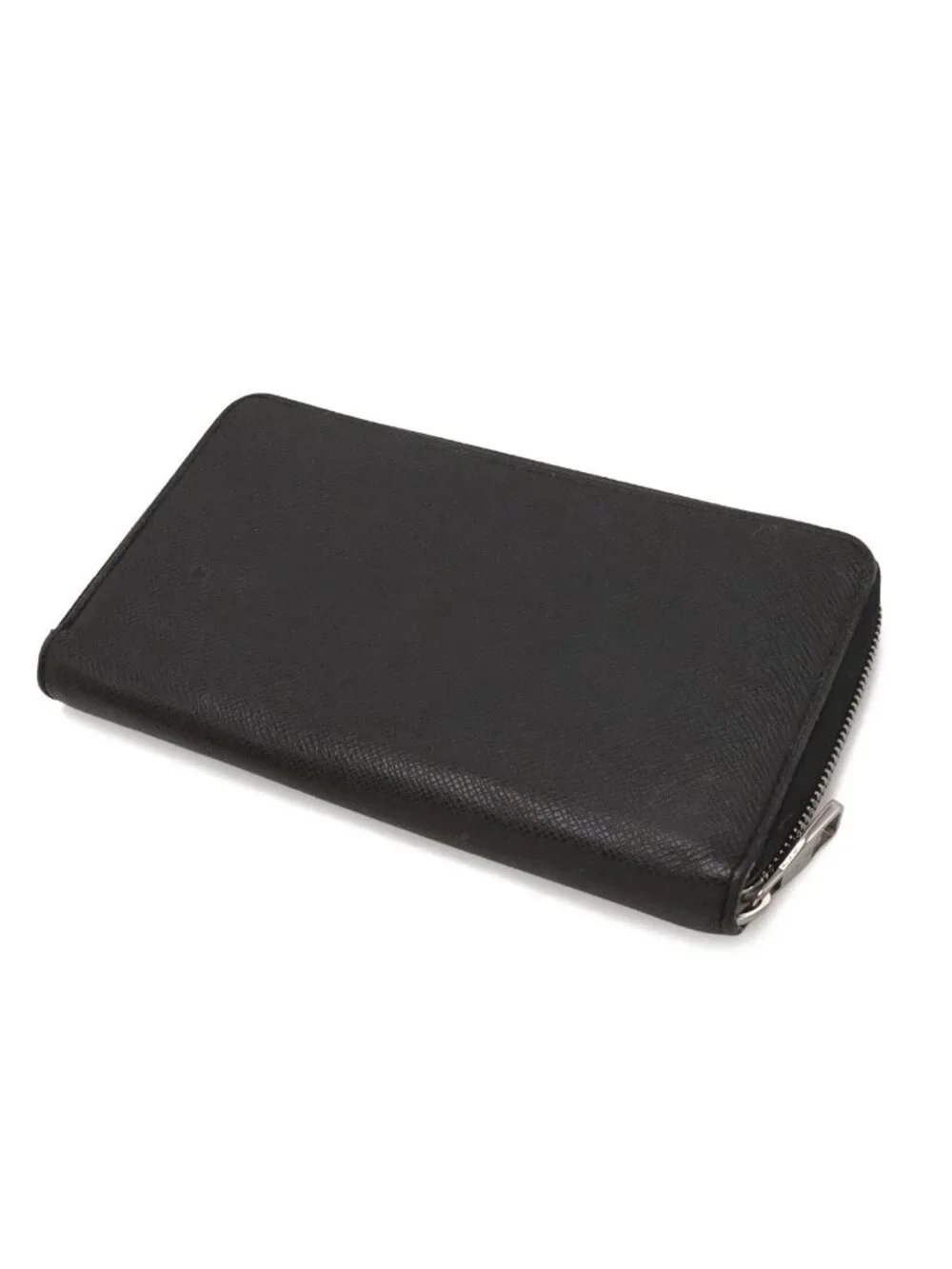 Louis Vuitton Taiga Zippy Organizer Travel Case Zip Around Wallet Ardoise Black